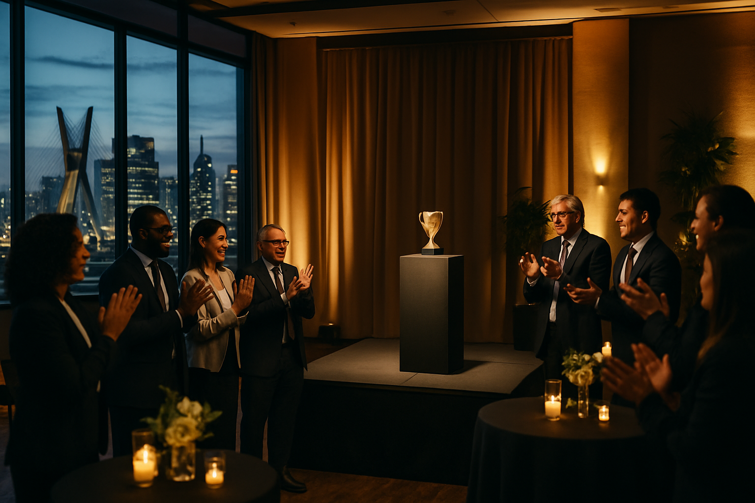 Evento de premiação corporativa: como escolher espaço sem exagero
