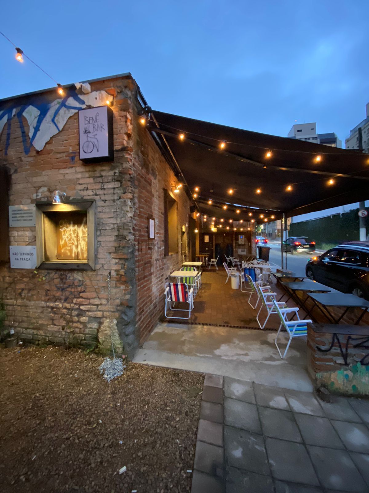 Ambiente interno/externo do espaço Benê Bar - Foto 4
